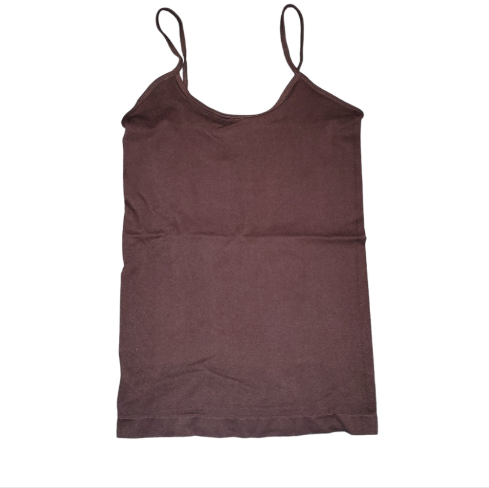 NWOT Itzon Seamless Brown/Burgundy Cami